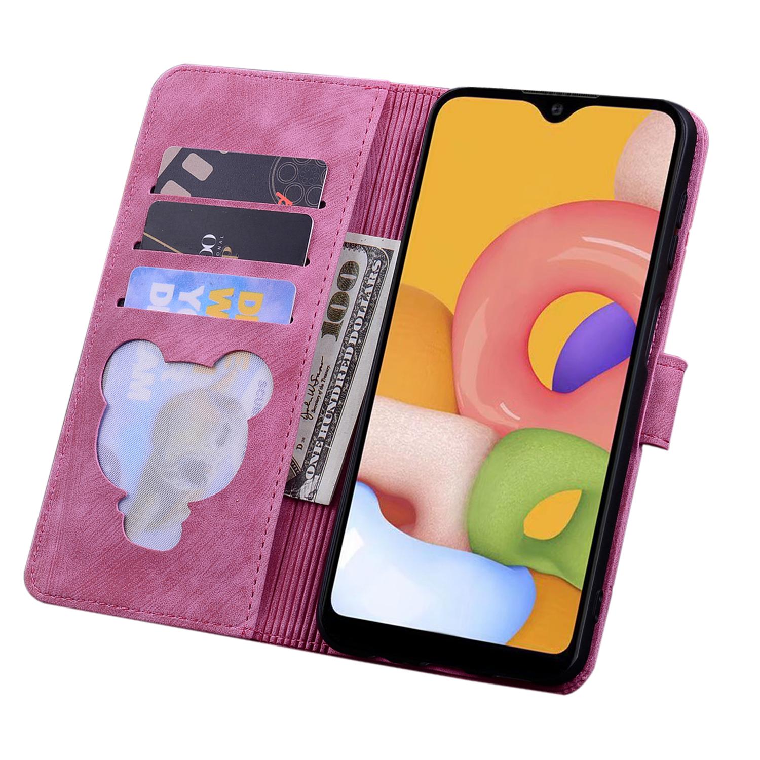 For Samsung Galaxy A34 5G PU Leather Folding Stand Wallet Case Imprinted Cat Phone Shell with Strap Wine Red
For Samsung Galaxy A34 5G PU Leather Folding Stand Wallet Case Imprinted Cat Phone Shell with Strap Wine Red