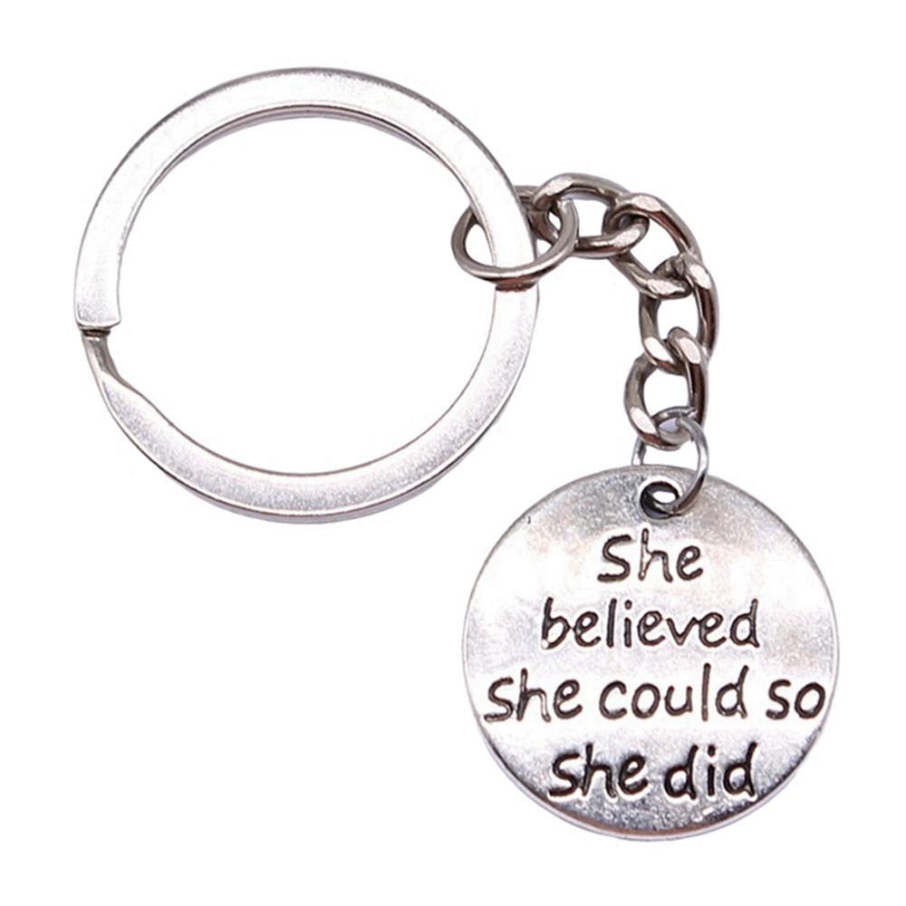 Letter Charm Keychain Round Tags Key Ring 28mm Inspirational Souvenir A22-1pcs-22x22mm
Letter Charm Keychain Round Tags Key Ring 28mm Inspirational Souvenir A22-1pcs-22x22mm