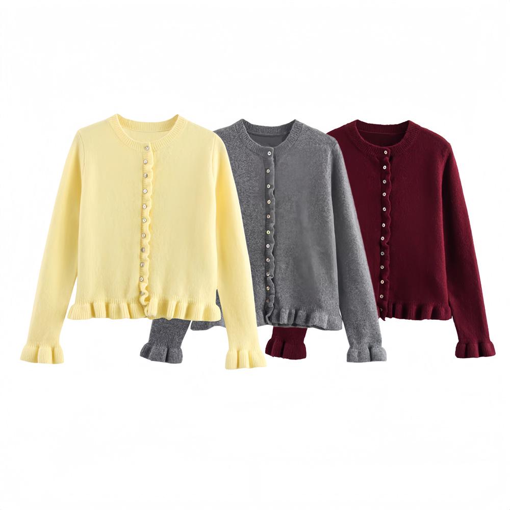 Spring 2025 Women s Sweet Layered Knit Cardigan - Casual, Versatile, Round Neck, Long Sleeve Large
Spring 2025 Women s Sweet Layered Knit Cardigan - Casual, Versatile, Round Neck, Long Sleeve Large