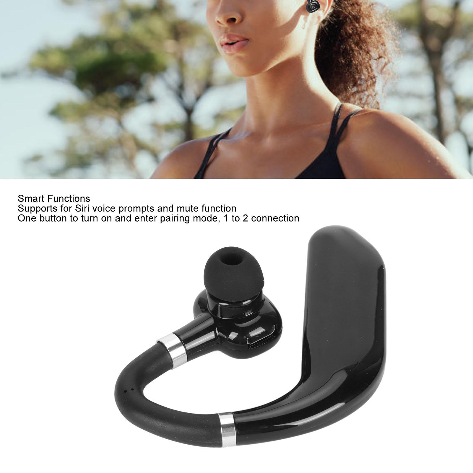 Bluetooth 5.0 Headset Stereo Sound Noise Reduction Lightweight Hands Free Wireless Bluetooth Single Earpiece
Bluetooth 5.0 Headset Stereo Sound Noise Reduction Lightweight Hands Free Wireless Bluetooth Single Earpiece