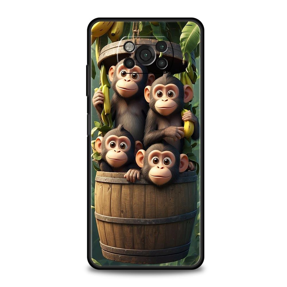 Monkey And Banana Phone Case Cover for Xiaomi Poco F7 Ultra F6 F5 F4 F3 X6 X5 X4 X3 NFC C51 C55 M4 GT 5G Soft TPU Shell Fundas Poco X6
Monkey And Banana Phone Case Cover for Xiaomi Poco F7 Ultra F6 F5 F4 F3 X6 X5 X4 X3 NFC C51 C55 M4 GT 5G Soft TPU Shell Fundas Poco X6