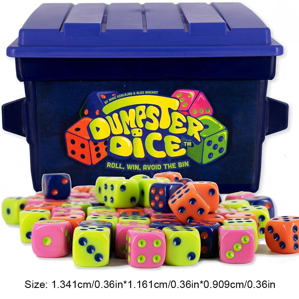 Dumpster Dice with Dumpster 80 Dice and Graffiti Stickers Fast-Paced Family Dice Game for 4-Player Travel Parties and Game Night
Dumpster Dice with Dumpster 80 Dice and Graffiti Stickers Fast-Paced Family Dice Game for 4-Player Travel Parties and Game Night