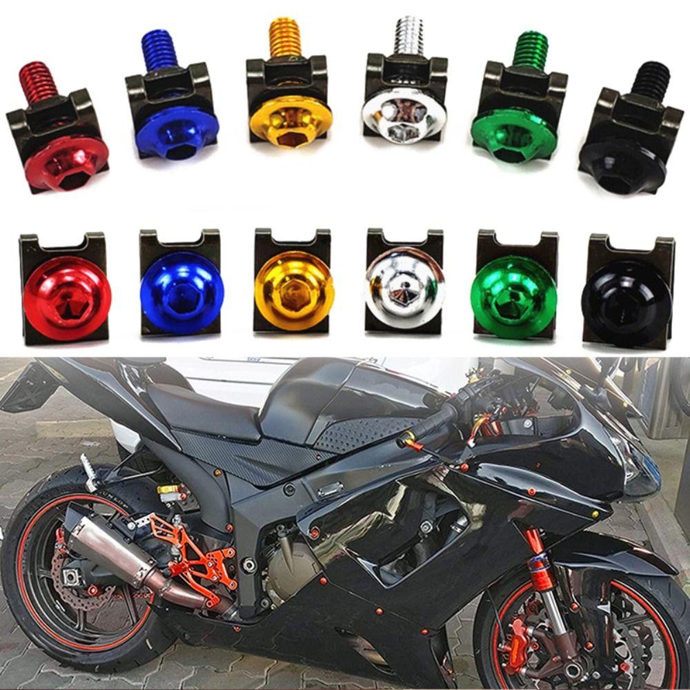 Modification Supplies Motorcycle Fairing Bolts Fastener Clips M5 Screws & Nuts Spire Speed чорний
Modification Supplies Motorcycle Fairing Bolts Fastener Clips M5 Screws & Nuts Spire Speed чорний
