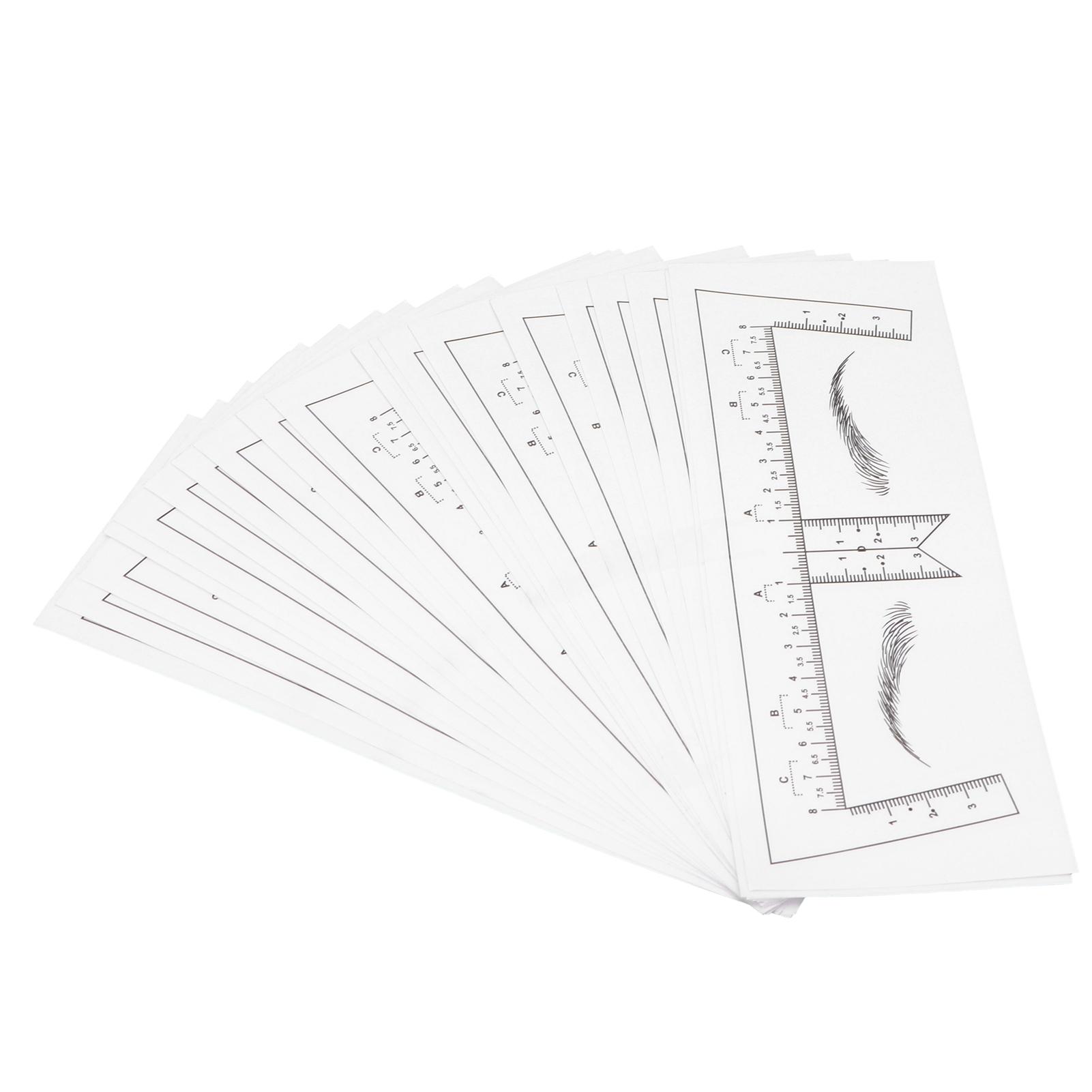 50Pcs Transparent Eyebrow Stencils Stickers Microblading Eyebrow Ruler SelfAdhesive Brow Sticker
50Pcs Transparent Eyebrow Stencils Stickers Microblading Eyebrow Ruler SelfAdhesive Brow Sticker