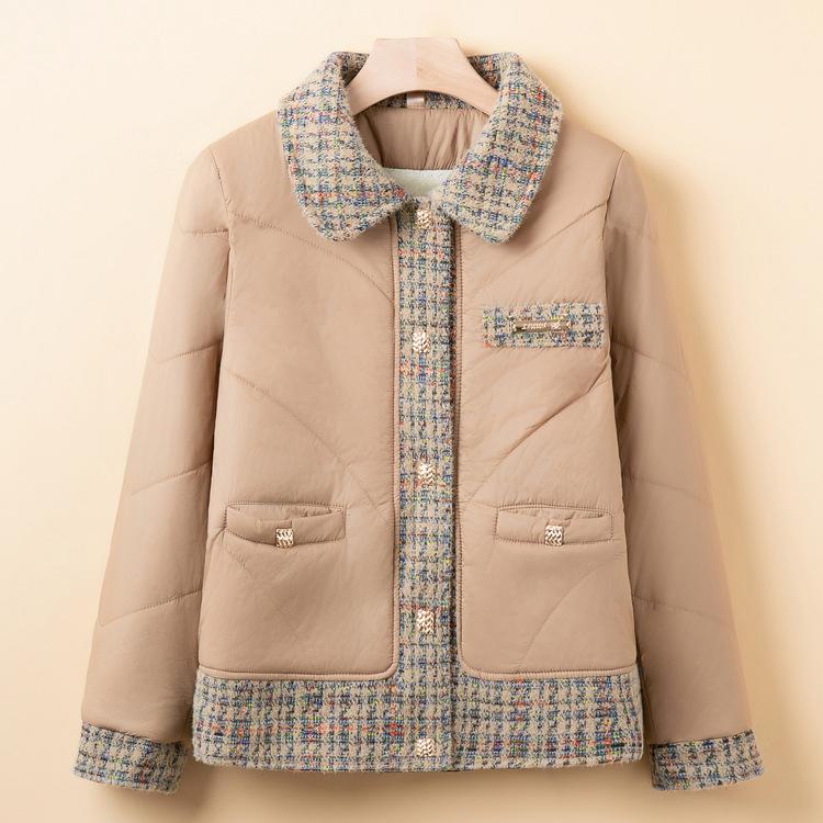 Мамина зимняя модная пуховая хлопковая куртка плюс бархатная утолщенная новая хлопковая куртка для женщин среднего возраста зимняя короткая хлопковая куртка 5XL
Мамина зимняя модная пуховая хлопковая куртка плюс бархатная утолщенная новая хлопковая куртка для женщин среднего возраста зимняя короткая хлопковая куртка 5XL