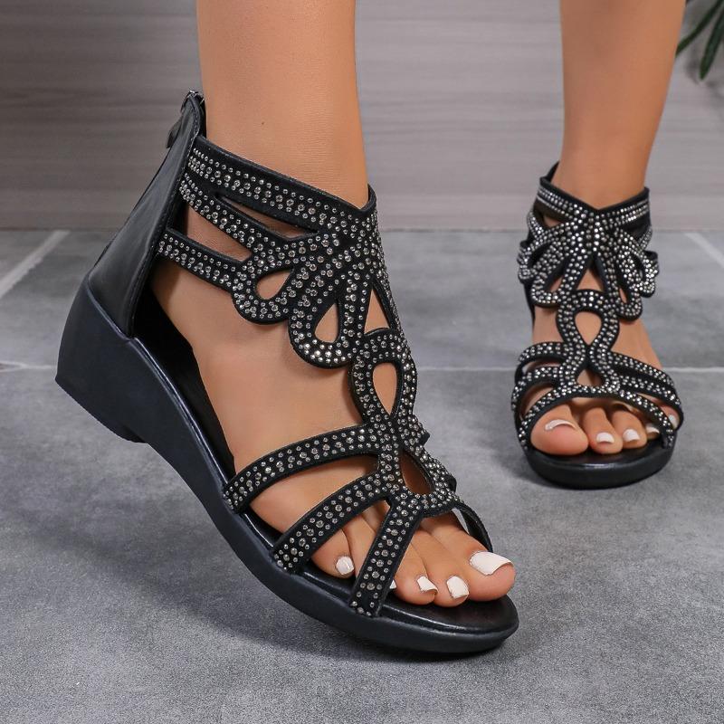 2025НОВЫЕ Хрустальные Сандалии Женские Клинья Удобные Высокие Каблуки Ажурные Сандалии на Молнии Удобные Плоские Стильные Сандалии 40 чёрный
2025НОВЫЕ Хрустальные Сандалии Женские Клинья Удобные Высокие Каблуки Ажурные Сандалии на Молнии Удобные Плоские Стильные Сандалии 40 чёрный