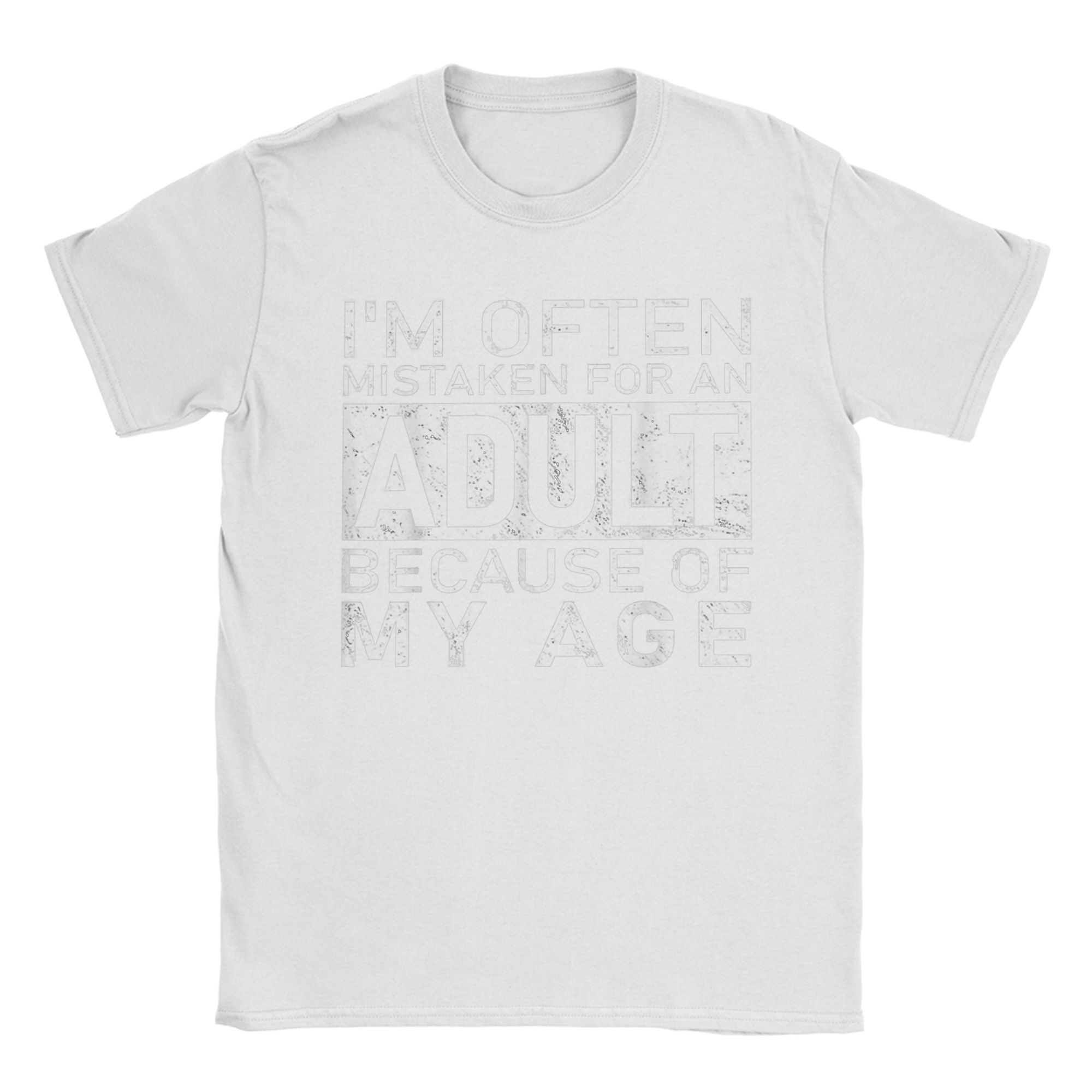Women Im Often Mistaken for An Adult Because of My Age Fun T Shirt Tops Novelty Short Sleeve O Neck Tee Shirt Summer Graphic 4XL
Women Im Often Mistaken for An Adult Because of My Age Fun T Shirt Tops Novelty Short Sleeve O Neck Tee Shirt Summer Graphic 4XL