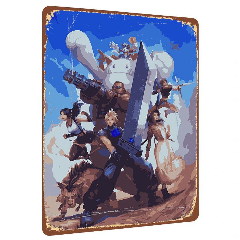 Final Fantasy VII Characters Custom Metal Wall Art Decorative Iron Painting for Home Decoration 20x30cm(7.8x11.8inch)
Final Fantasy VII Characters Custom Metal Wall Art Decorative Iron Painting for Home Decoration 20x30cm(7.8x11.8inch)