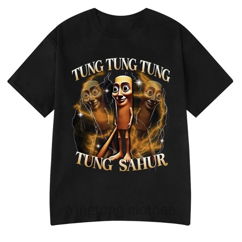 Tung Tung Tung Sahur Meme T Shirt Tralalero Tralala Bombardiro Crocodilo Funny T-shirt Men Women Polyester Short Sleeve Tshirt XS
Tung Tung Tung Sahur Meme T Shirt Tralalero Tralala Bombardiro Crocodilo Funny T-shirt Men Women Polyester Short Sleeve Tshirt XS