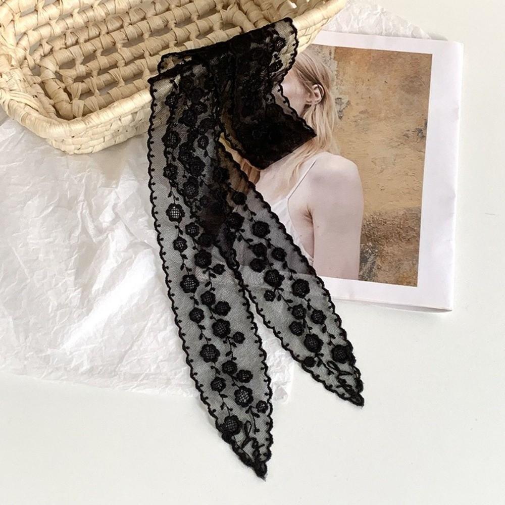 Elegant Long Skinny Ribbon Lace Scarf Floral Embroidery Solid Color Decorative Belt Tie Up Thin Headband чёрный
Elegant Long Skinny Ribbon Lace Scarf Floral Embroidery Solid Color Decorative Belt Tie Up Thin Headband чёрный