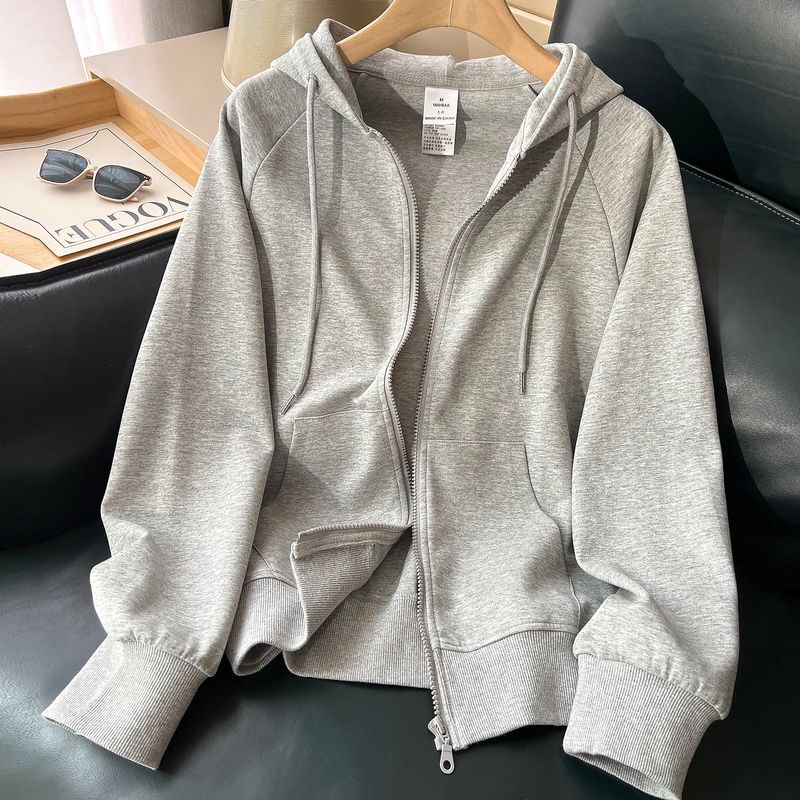 Gray Sweater Women s Cardigan Spring and Autumn Thin Sports Casual Top Hooded Zipper Short Hoodie with Hood Outwear Light gray(Health cloth. Good quality) M(100-110)
Gray Sweater Women s Cardigan Spring and Autumn Thin Sports Casual Top Hooded Zipper Short Hoodie with Hood Outwear Light gray(Health cloth. Good quality) M(100-110)