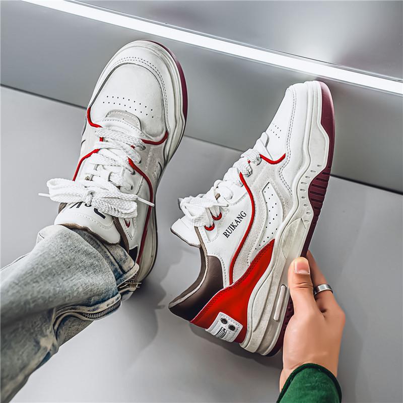 Board shoes spring trend teen white shoes casual shoes retro boys low-top sports shoes trendy shoes 46
Board shoes spring trend teen white shoes casual shoes retro boys low-top sports shoes trendy shoes 46