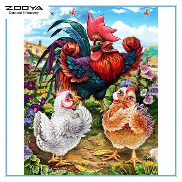 ZOOYA DIY 5D квадратный горный хрусталь животное два петуха Алмазная вышивка картина вышивка крестом домашний декор
ZOOYA DIY 5D квадратный горный хрусталь животное два петуха Алмазная вышивка картина вышивка крестом домашний декор