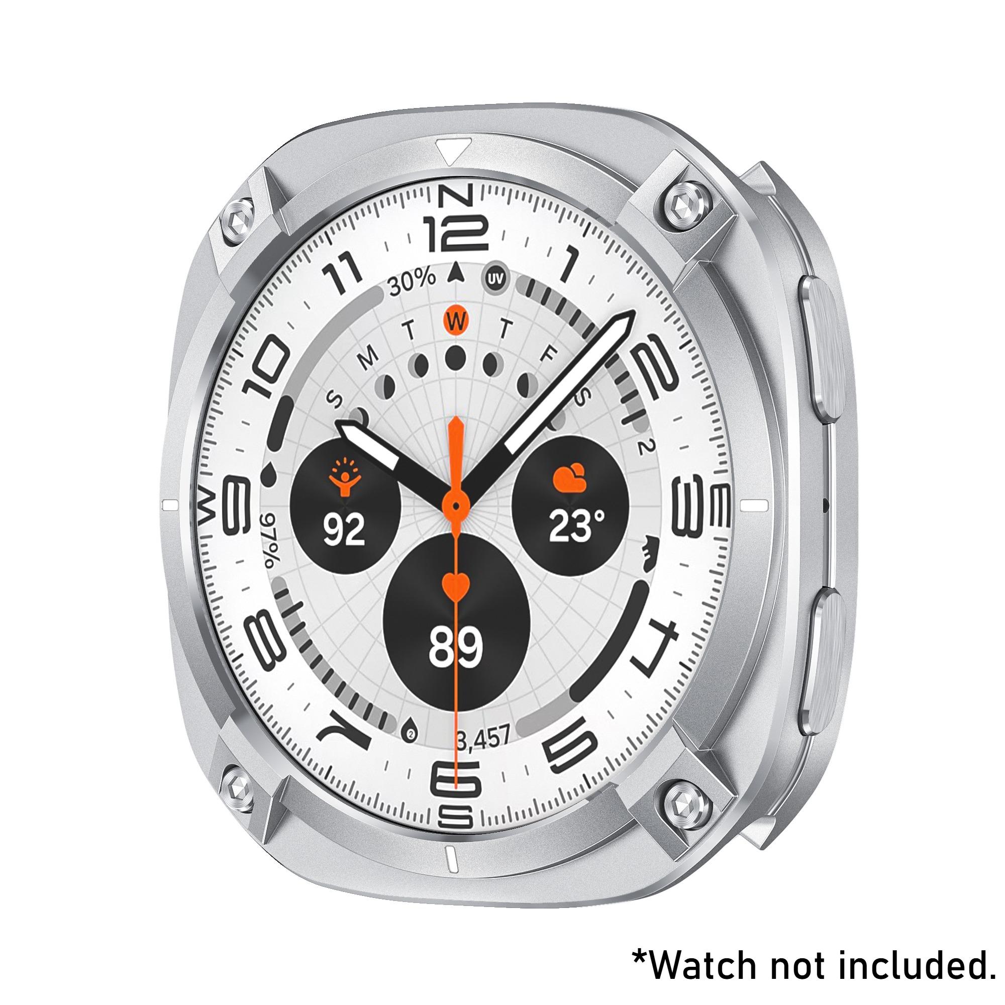 Rugged Hard Metal Case For Samsung Galaxy Watch 8 44mm Case Accessories PC+Zinc Alloy Protective Cover Bumper for Galaxy Watch 8 For Galaxy 8 44MM срібні білого кольору
Rugged Hard Metal Case For Samsung Galaxy Watch 8 44mm Case Accessories PC+Zinc Alloy Protective Cover Bumper for Galaxy Watch 8 For Galaxy 8 44MM срібні білого кольору
