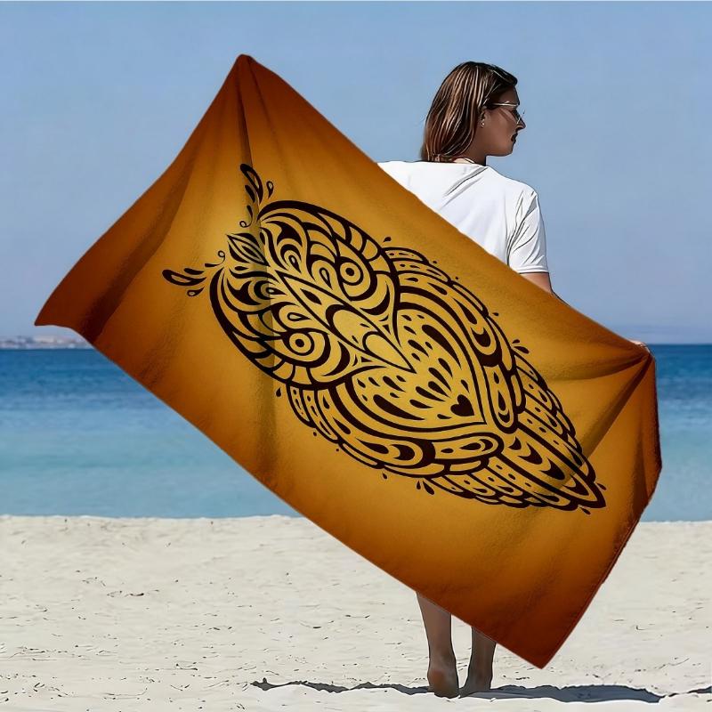 1pc, Mysterious and Elegant Owl Totem Oversized Soft Beach Towel, Vintage Pattern Print, Microfiber Bath Towel, Quick-Drying W30*H60(CM)
1pc, Mysterious and Elegant Owl Totem Oversized Soft Beach Towel, Vintage Pattern Print, Microfiber Bath Towel, Quick-Drying W30*H60(CM)