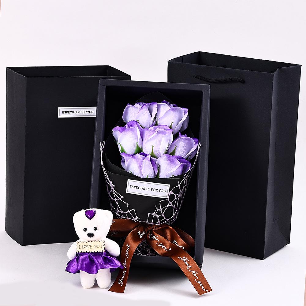 7PCS Rose Soap Bear Bouquet Gift Set for Mother s Day
7PCS Rose Soap Bear Bouquet Gift Set for Mother s Day