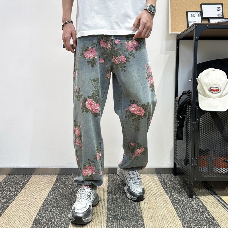 JYL Men s Straight Jeans Summer Washed Loose Wide-Leg Floor Denim Pants S безодня
JYL Men s Straight Jeans Summer Washed Loose Wide-Leg Floor Denim Pants S безодня