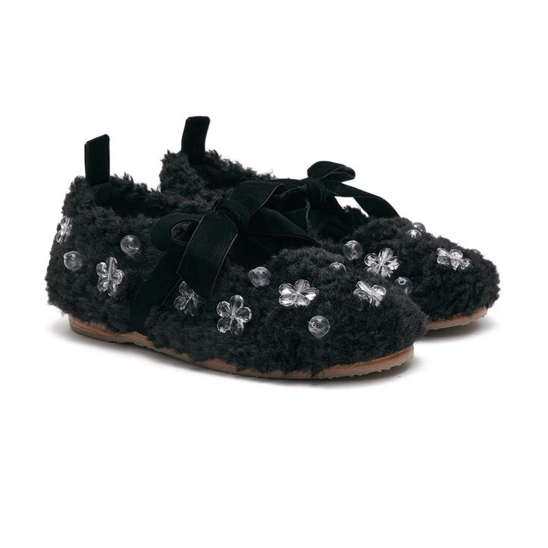 ~ Пушистые туфли-бабочки женские носят флис для тепла зимой туфли Мэри Джейн плюс балетки хлопковые одинарные туфли 40 чёрный
~ Пушистые туфли-бабочки женские носят флис для тепла зимой туфли Мэри Джейн плюс балетки хлопковые одинарные туфли 40 чёрный