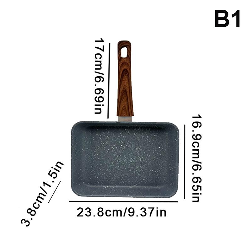 Японський стиль Тамако стиль сковорода, Прямокутна сковорода для млинців стейків, Побутова сковорода з антипригарним покриттям для смаження яєць
Японський стиль Тамако стиль сковорода, Прямокутна сковорода для млинців стейків, Побутова сковорода з антипригарним покриттям для смаження яєць