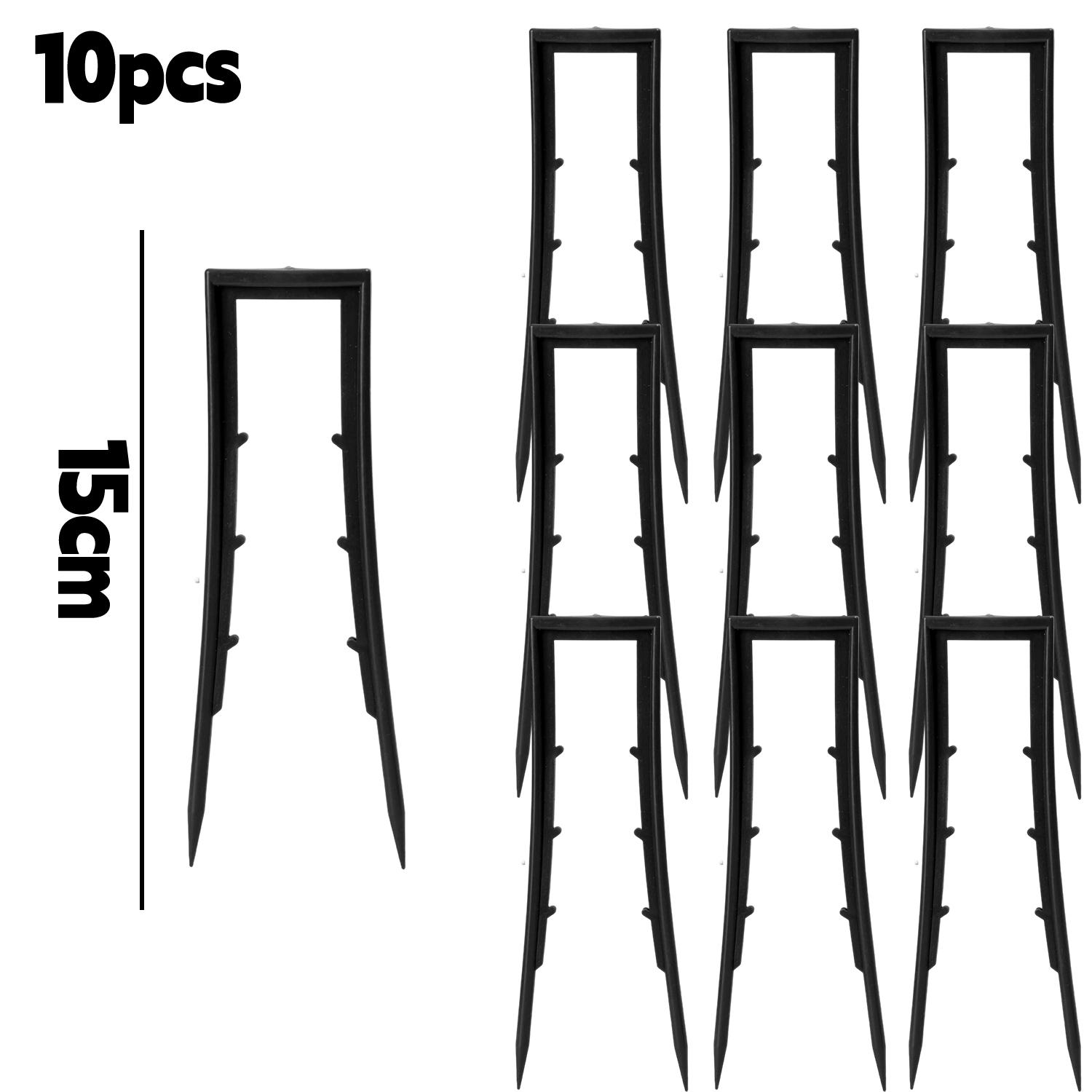 10/30x Plastic U-shaped Garden Stake Landscape Staples Portable Nail Pins for Weed Barrier Ground Cover Irrigation Tubing Fence 10PCS чорний
10/30x Plastic U-shaped Garden Stake Landscape Staples Portable Nail Pins for Weed Barrier Ground Cover Irrigation Tubing Fence 10PCS чорний