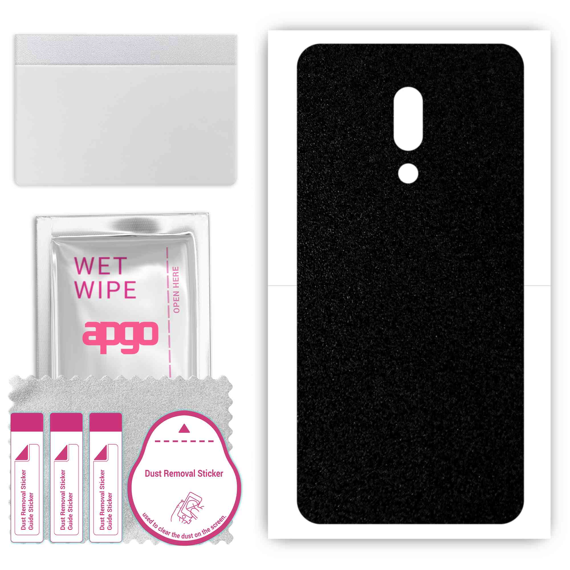 apgo Protective Skin Sticker for the back compatible with Meizu 16X, Wrap Film, Foil, Vinyl - Pattern Matte Black
apgo Protective Skin Sticker for the back compatible with Meizu 16X, Wrap Film, Foil, Vinyl - Pattern Matte Black