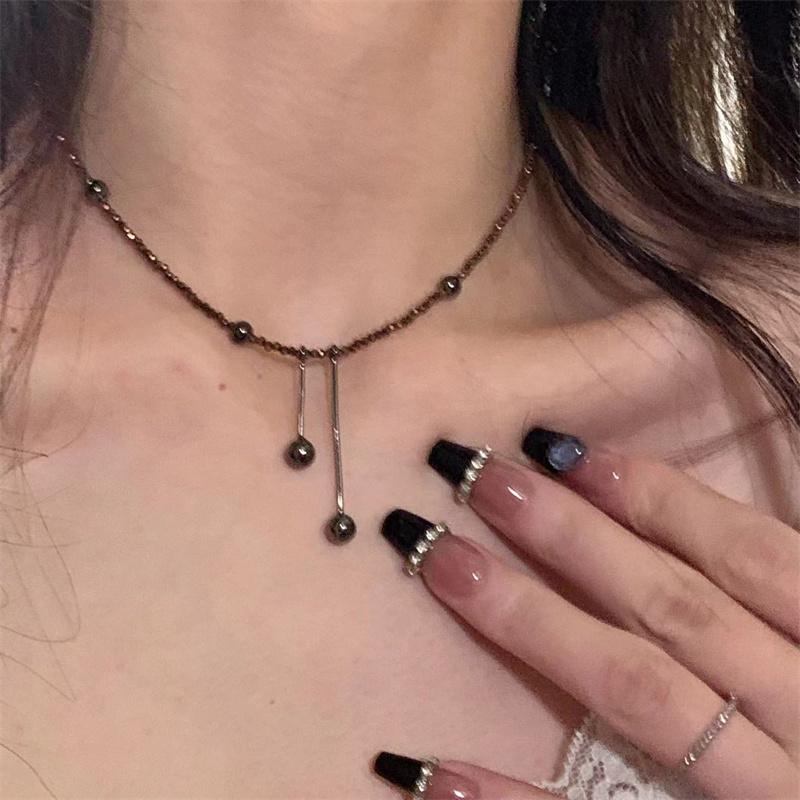 Vintage Coffee Color Handmade Beaded Pendant Necklace For Women Fashion Party Zircon Accessories
Vintage Coffee Color Handmade Beaded Pendant Necklace For Women Fashion Party Zircon Accessories