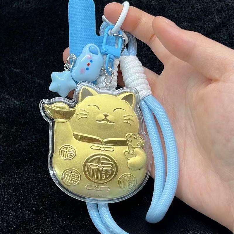 Shuibei 999 Pure Gold Lucky Cat Pendant for Exam Success & Wealth Blessing - Wutai Mountain Commemorative.
Shuibei 999 Pure Gold Lucky Cat Pendant for Exam Success & Wealth Blessing - Wutai Mountain Commemorative.