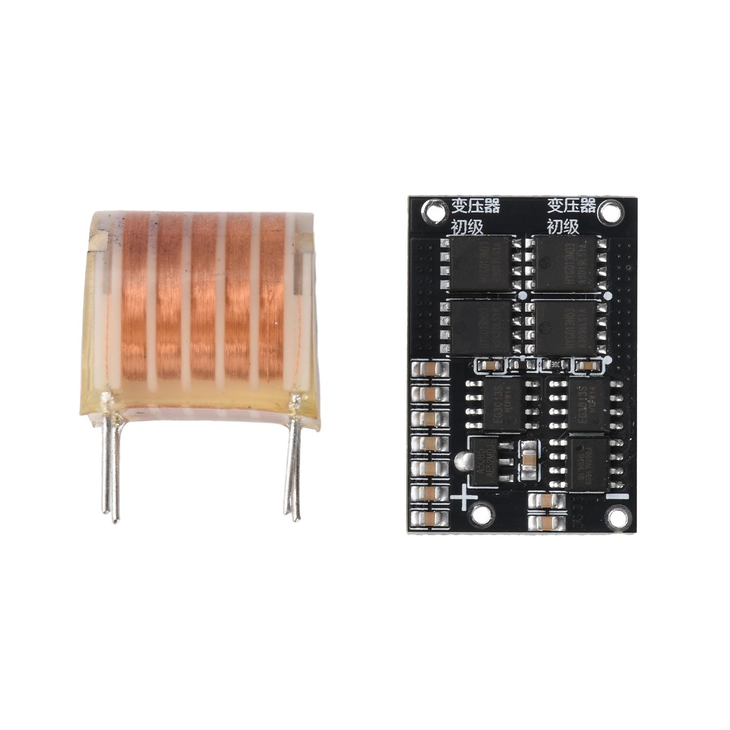 DC 5-13V to AC 10kV-20kV 80W High Voltage Arc Ignition Module, Auto Arc Starter with Overheat Protection for DIY & Experiments
DC 5-13V to AC 10kV-20kV 80W High Voltage Arc Ignition Module, Auto Arc Starter with Overheat Protection for DIY & Experiments