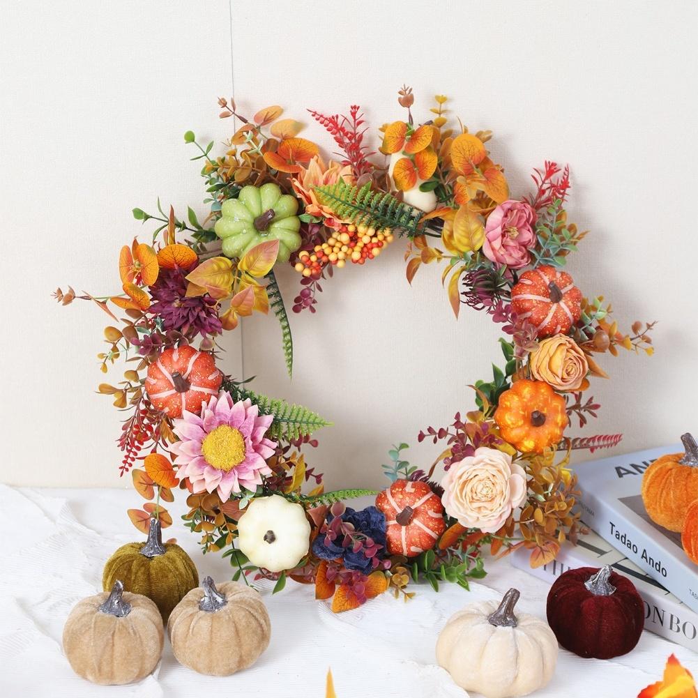 1 Pcs Fall Wreath Vibrant 18 Fall Wreath With Pumpkins & Flowers - Perfect For Thanksgiving Artificial Flowers Decorations China Mainland
1 Pcs Fall Wreath Vibrant 18 Fall Wreath With Pumpkins & Flowers - Perfect For Thanksgiving Artificial Flowers Decorations China Mainland