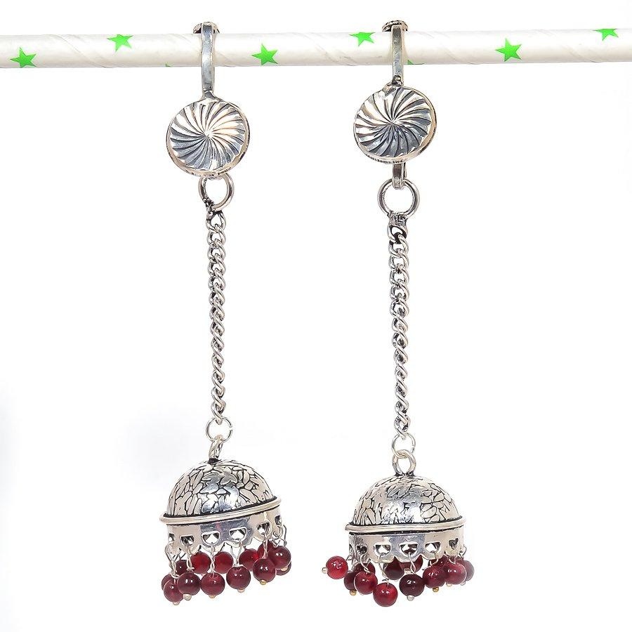 Натуральные индийские серьги Jhumki с драгоценным камнем, серебряные серьги в племенном стиле Бали, 3,98 дюйма u2o15
Натуральные индийские серьги Jhumki с драгоценным камнем, серебряные серьги в племенном стиле Бали, 3,98 дюйма u2o15