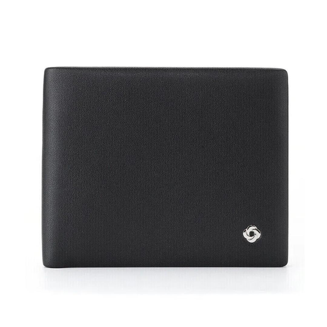 Samsonite Short Bifold Leather Wallet, Horizontal, Leisure чорний
Samsonite Short Bifold Leather Wallet, Horizontal, Leisure чорний