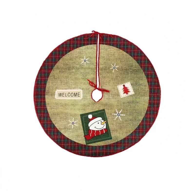 60/70/90cm Christmas Tree Skirt Red Christmas Tree Foot Cover Santa Claus Snowflake Christmas Tree Carpet Base Mat Decorations Diameter 60cm
60/70/90cm Christmas Tree Skirt Red Christmas Tree Foot Cover Santa Claus Snowflake Christmas Tree Carpet Base Mat Decorations Diameter 60cm