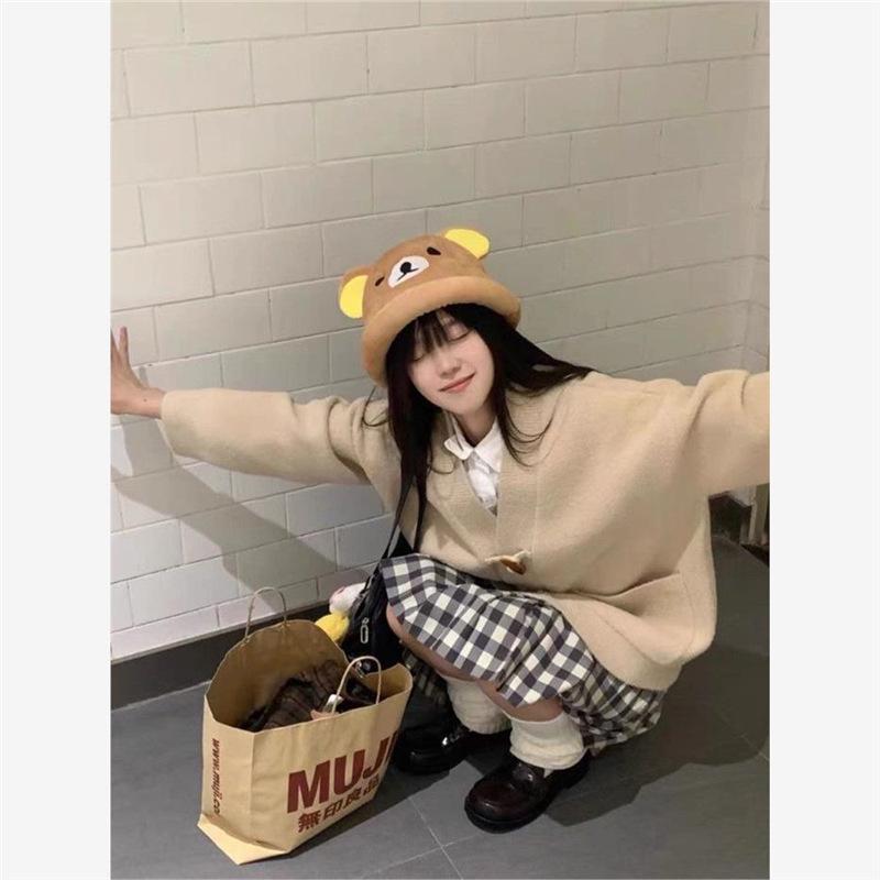 Плюшевая шапка-ушанка Rilakkuma синего цвета - Милый осенне-зимний женский аксессуар для рыбалки и реквизит для фото с куклой One Size
Плюшевая шапка-ушанка Rilakkuma синего цвета - Милый осенне-зимний женский аксессуар для рыбалки и реквизит для фото с куклой One Size
