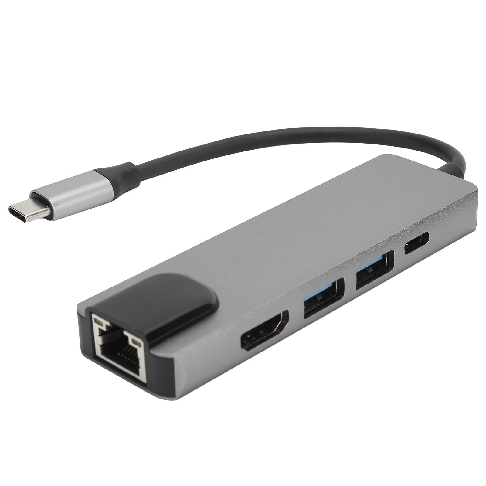 USB C Хаб Мультипортовий Адаптер TypeC до Інтерфейсу Мультимедіа Високої Роздільної Здатності Адаптер 5 в 1 для Пристрою
USB C Хаб Мультипортовий Адаптер TypeC до Інтерфейсу Мультимедіа Високої Роздільної Здатності Адаптер 5 в 1 для Пристрою