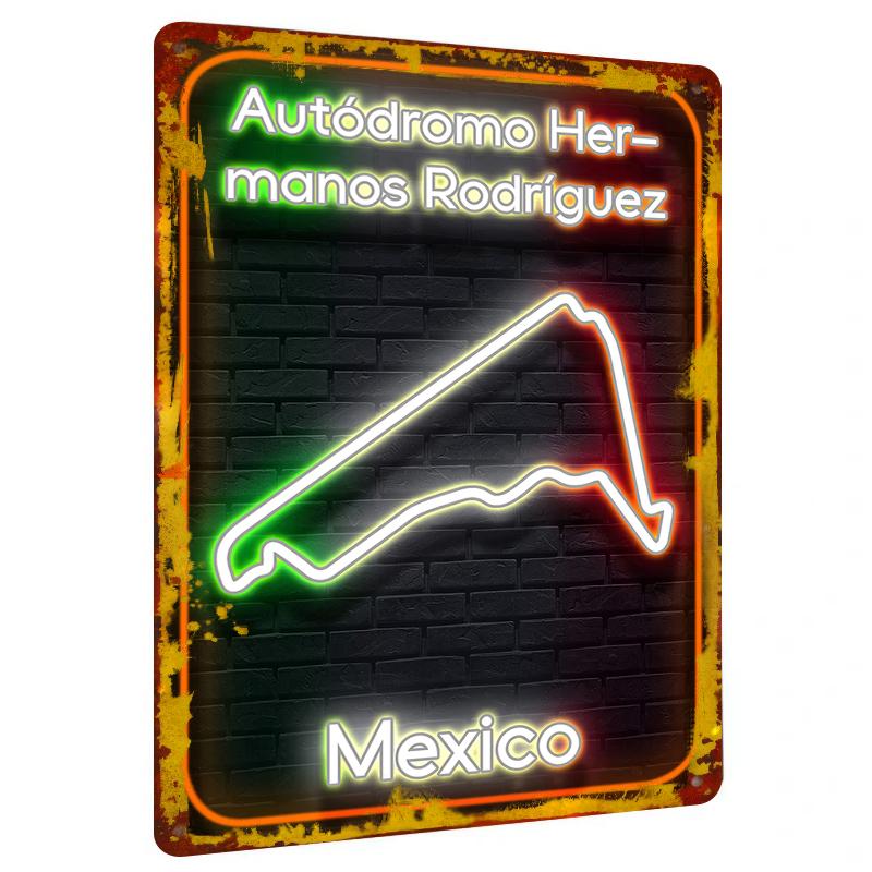 Autodromo Hermanos Rodriguez Mexico Track Metal Wall Art Racing Decor for Garage Man Cave 20x30cm(7.8x11.8inch)
Autodromo Hermanos Rodriguez Mexico Track Metal Wall Art Racing Decor for Garage Man Cave 20x30cm(7.8x11.8inch)
