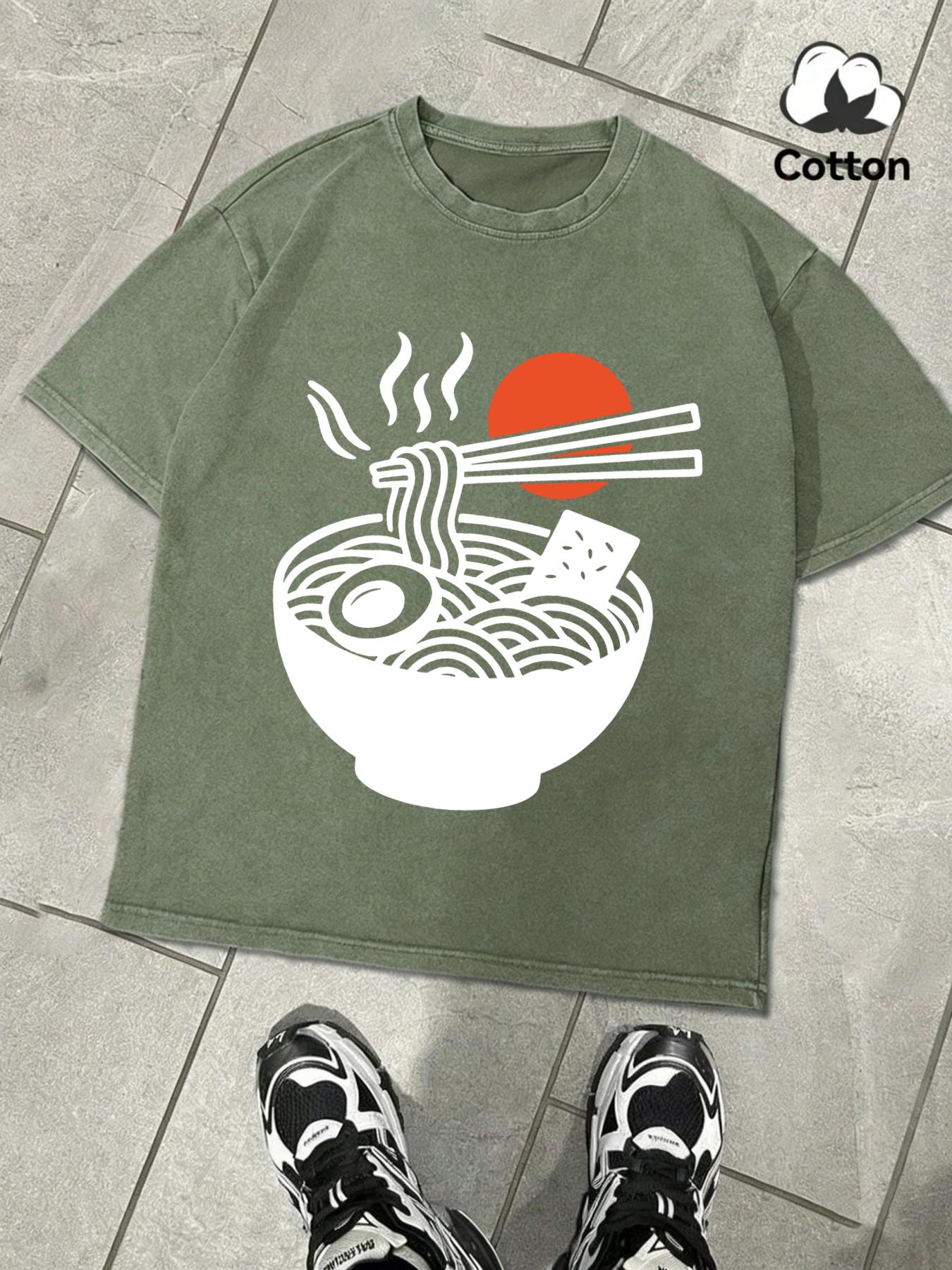 Steaming Lamian Noodles Washed T Shirt Mens Summer AllMatch Top Fashion Loose Short Sleeve Unisex Soft Cotton Streetwear S
Steaming Lamian Noodles Washed T Shirt Mens Summer AllMatch Top Fashion Loose Short Sleeve Unisex Soft Cotton Streetwear S