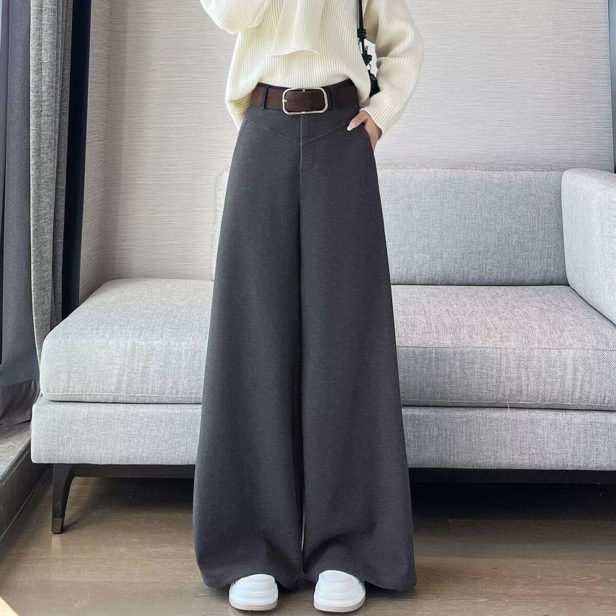Women s Velvet Wool Suit Wide-Leg Pants: Autumn & Winter Loose, Slimming, Versatile, Casual, and Floor-Length with Draped Feel. M (Recommended 105-115 jin)
Women s Velvet Wool Suit Wide-Leg Pants: Autumn & Winter Loose, Slimming, Versatile, Casual, and Floor-Length with Draped Feel. M (Recommended 105-115 jin)