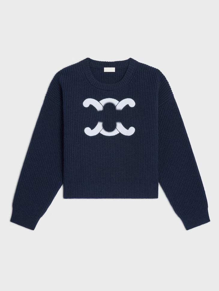 Haute Couture Women s Arc de Triomphe Color Block Embroidered Knitwear Sweater - Autumn/Winter 2025 Collection Small темно-синий
Haute Couture Women s Arc de Triomphe Color Block Embroidered Knitwear Sweater - Autumn/Winter 2025 Collection Small темно-синий