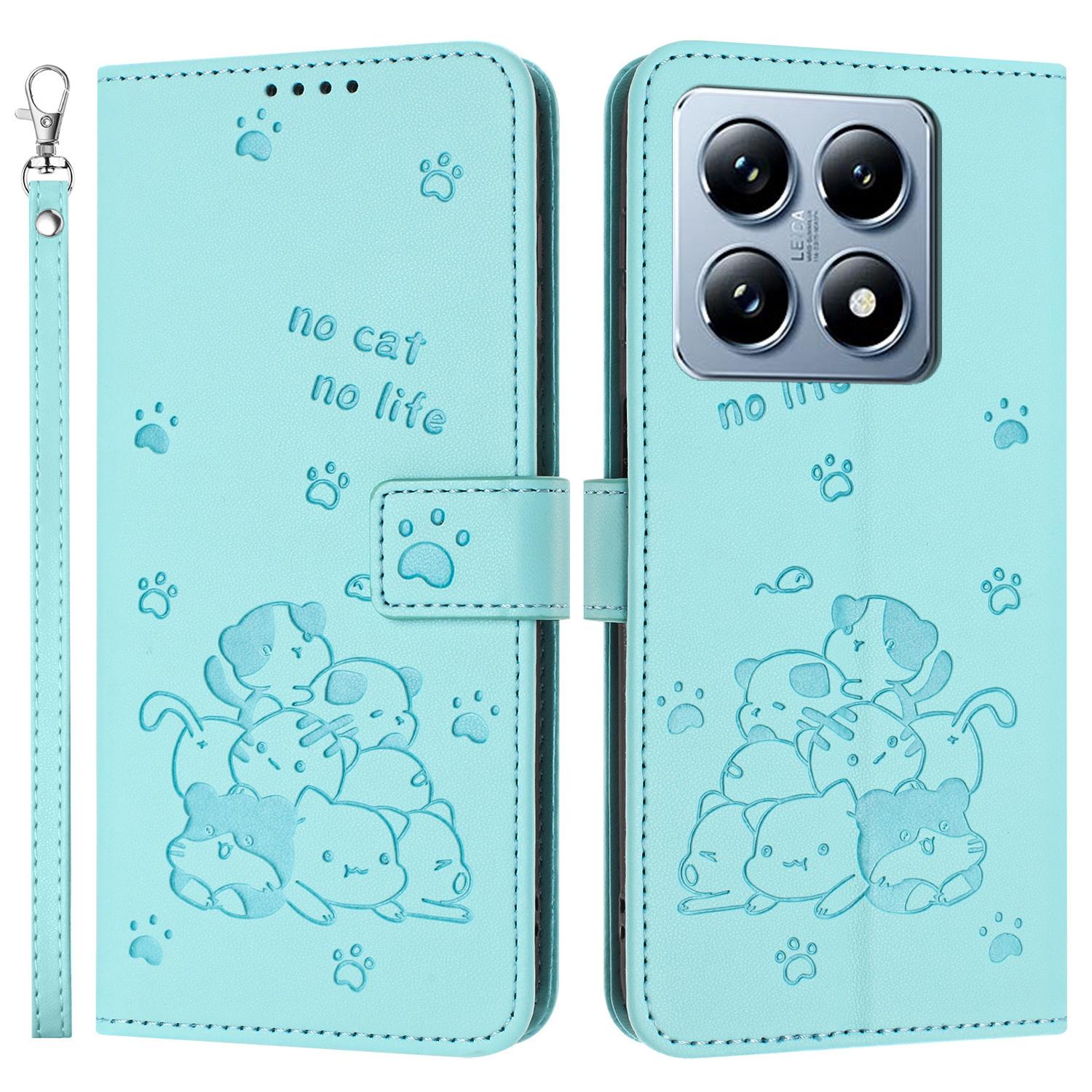 For Xiaomi 14T Case with Strap Cats Imprint Leather Wallet Phone Cover F
For Xiaomi 14T Case with Strap Cats Imprint Leather Wallet Phone Cover F