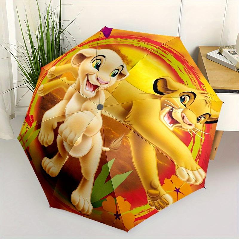 Lion King Simba Nala Fully automatic themed umbrella - 8 ribs durable iron frame, tri-fold compact design, perfect as a gift, travel umbrell
Lion King Simba Nala Fully automatic themed umbrella - 8 ribs durable iron frame, tri-fold compact design, perfect as a gift, travel umbrell