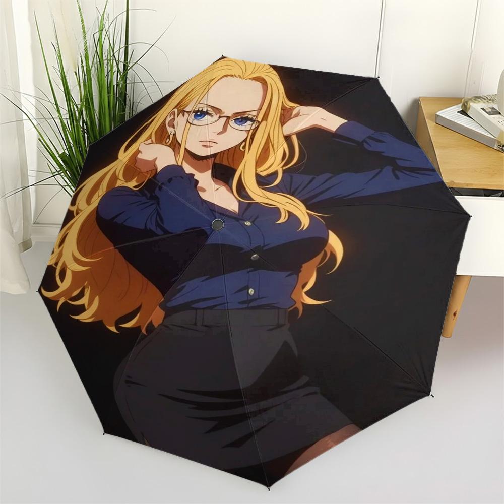 One Piece Kalifa Blue Blouse Black Skirt Glasses Anime Art Automatic Folding Umbrella Windproof Waterproof UV Protection Compact (as the picture,Iron&8K)
One Piece Kalifa Blue Blouse Black Skirt Glasses Anime Art Automatic Folding Umbrella Windproof Waterproof UV Protection Compact (as the picture,Iron&8K)