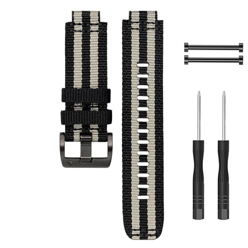 М який нейлоновий ремінець для годинника для Garmin Forerunner 220 235 620 630 735 S5 S6 S20 Замінний браслет на зап ястя чорний/сірий
М який нейлоновий ремінець для годинника для Garmin Forerunner 220 235 620 630 735 S5 S6 S20 Замінний браслет на зап ястя чорний/сірий