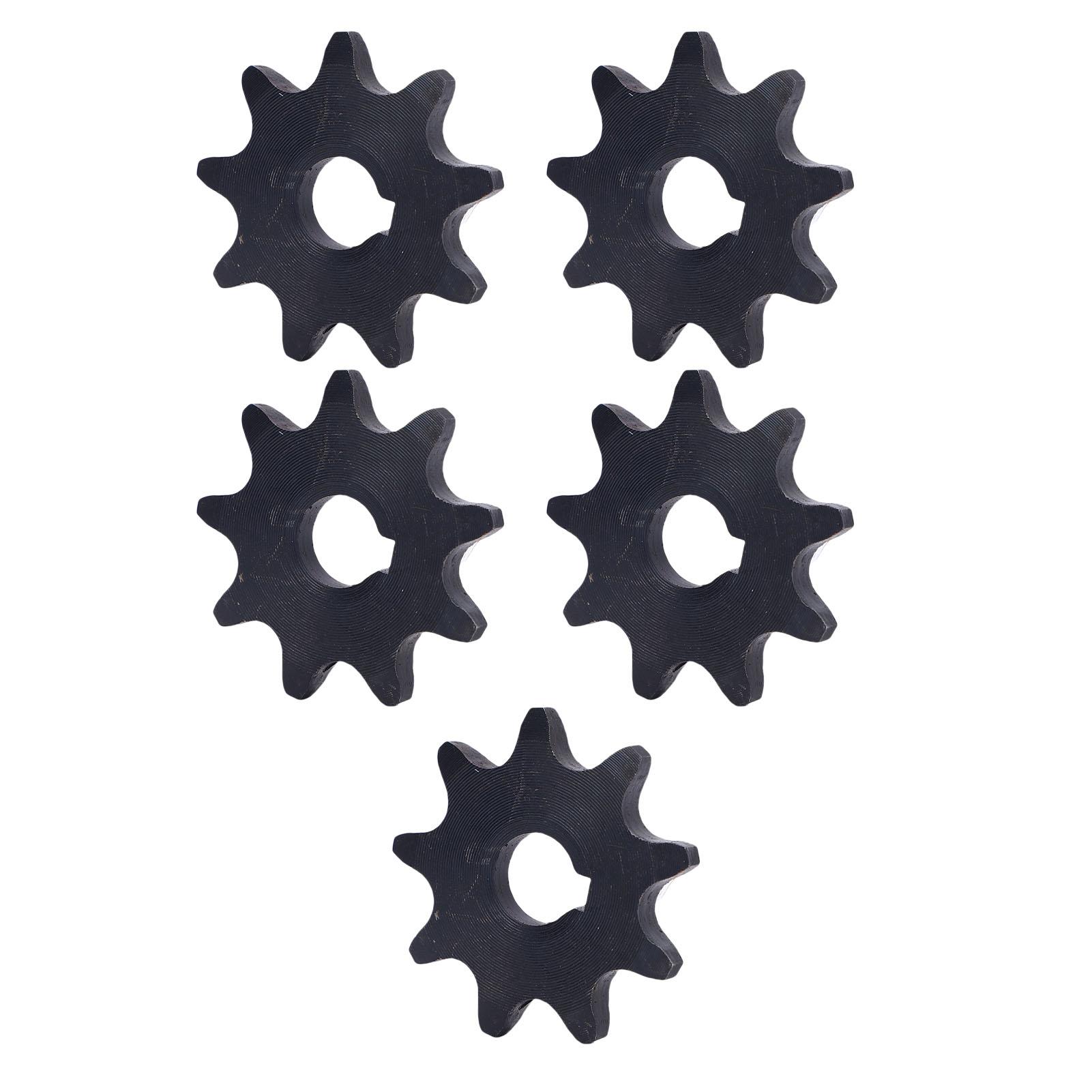 5PCS Chain Motor Sprocket 9 Teeth Steel Electric Scooter Motor Engine Sprocket Replacement for 420 Chain
5PCS Chain Motor Sprocket 9 Teeth Steel Electric Scooter Motor Engine Sprocket Replacement for 420 Chain