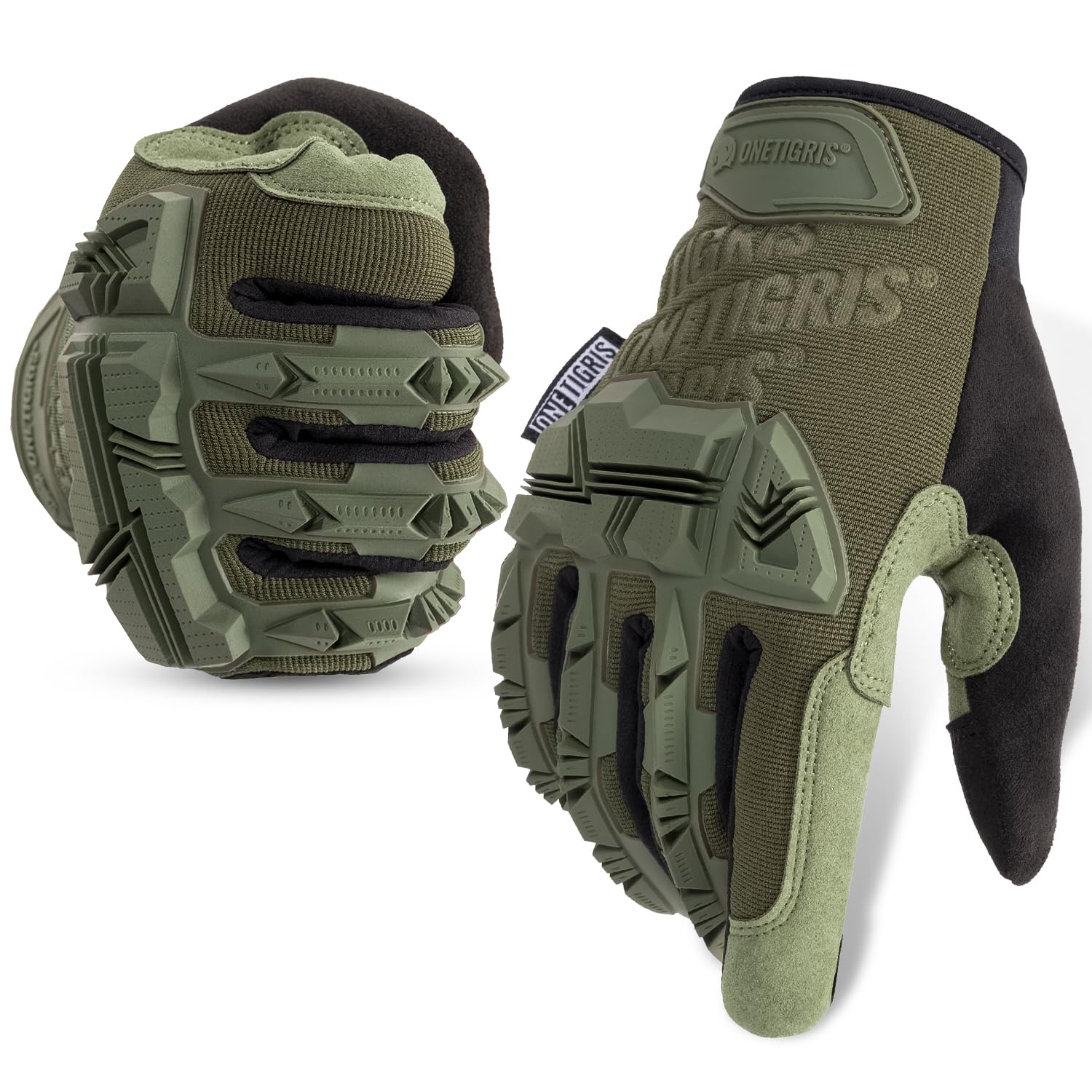 OneTigris Reinforced Motorcycle Touchscreen Tactical Gloves for Outdoor and and Size L Gloves, Abrasion-Resistant, Impact-Resistant, Non-Slip, зелений
OneTigris Reinforced Motorcycle Touchscreen Tactical Gloves for Outdoor and and Size L Gloves, Abrasion-Resistant, Impact-Resistant, Non-Slip, зелений