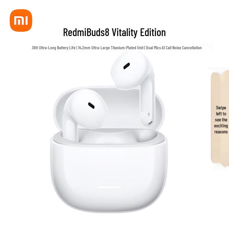 MI Redmi Buds 8 Vitality Edition Bluetooth Earphones
MI Redmi Buds 8 Vitality Edition Bluetooth Earphones