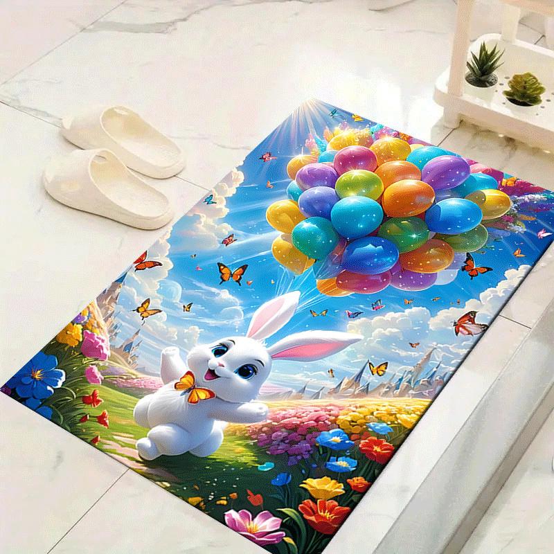 1pc Balloons and white rabbit Design Indoor Area Rug - Soft, Anti-Slip, and Durable Gaming Room Decor for Bedroom 60cm by 90cm
1pc Balloons and white rabbit Design Indoor Area Rug - Soft, Anti-Slip, and Durable Gaming Room Decor for Bedroom 60cm by 90cm