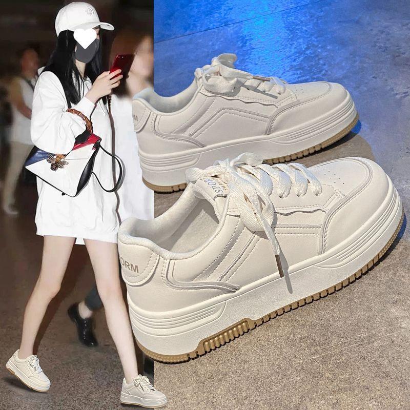 Non-slip board shoes women s 2024 summer new women s shoes thick-soled versatile and thin white shoes women s lace-up versatile shoes 34 білий
Non-slip board shoes women s 2024 summer new women s shoes thick-soled versatile and thin white shoes women s lace-up versatile shoes 34 білий