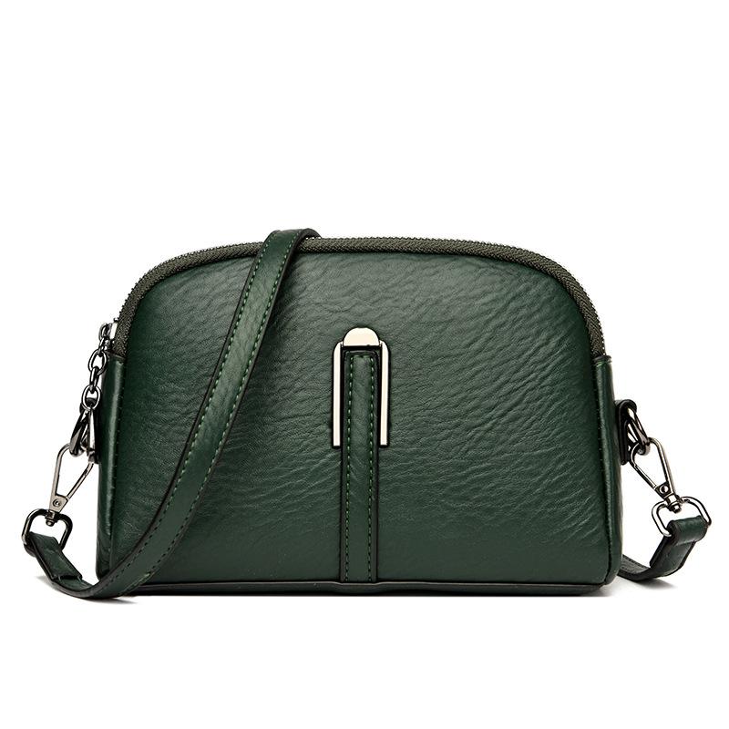 Одноплечная сумка через плечо Большая вместимость Маленькая квадратная сумка Повседневный рюкзак Женская сумка зелёный