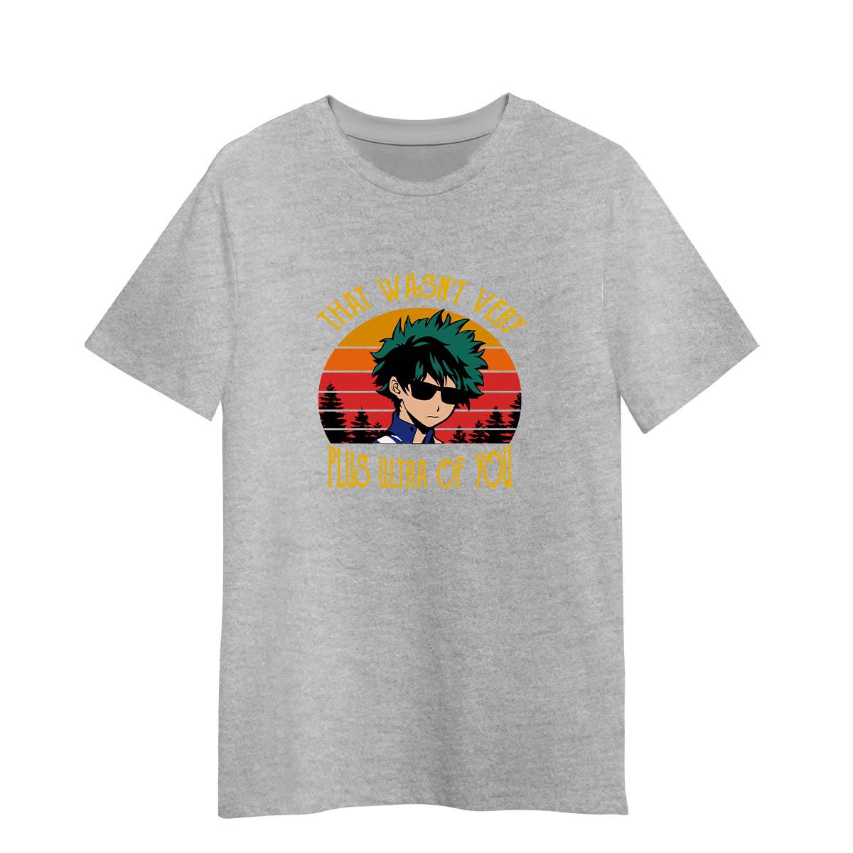 My Hero Academia Izuku Midoriya That Wasn Very Plus Ultra Of You Adult Unisex T-shirt S серый
My Hero Academia Izuku Midoriya That Wasn Very Plus Ultra Of You Adult Unisex T-shirt S серый