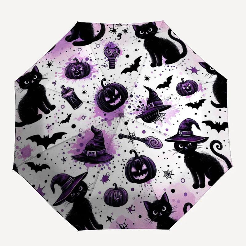 1pc Halloween, cats Pattern Umbrella Design Automatic Opening and Closing Umbrella, High-quality Travel Umbrella, Lightweight and Portable, -67
1pc Halloween, cats Pattern Umbrella Design Automatic Opening and Closing Umbrella, High-quality Travel Umbrella, Lightweight and Portable, -67